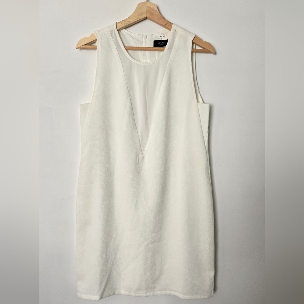 Shift Dress with Sheer Detailing